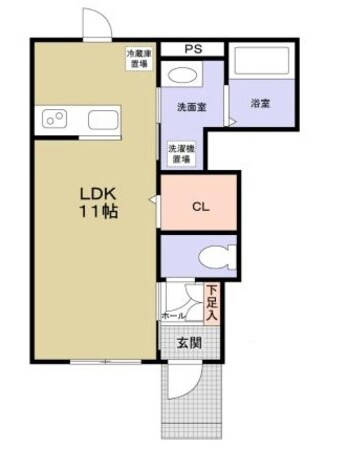 鶴ケ島駅 徒歩10分 1階の物件間取画像